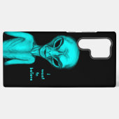 Alien, ich will glauben samsung galaxy hülle (Rückseite (Horizontal))