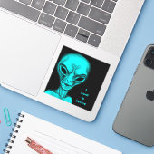 Alien, ich wollte zu glauben aufkleber (Laptop mit iPhone)