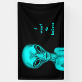 Alien, ich wollte zu glauben banner (Vertikal)