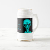 Alien, ich wollte zu glauben bierglas (VorderseiteRechts)