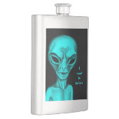 Alien, ich wollte zu glauben flachmann (Rechts)
