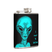 Alien, ich wollte zu glauben flachmann (Rechts)
