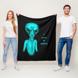 Alien, ich wollte zu glauben fleecedecke