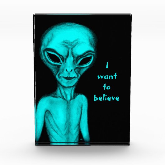 Alien, ich wollte zu glauben fotoblock (Vorderseite)