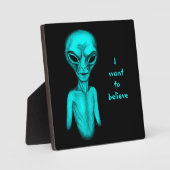 Alien, ich wollte zu glauben fotoplatte (Vorderseite)