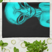 Alien, ich wollte zu glauben geschirrtuch (Gefaltet)