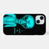 Alien, ich wollte zu glauben iPhone 15 hülle (Rückseite (Horizontal))