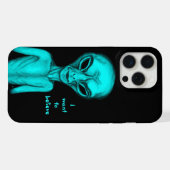 Alien, ich wollte zu glauben iPhone hülle (Rückseite (Horizontal))