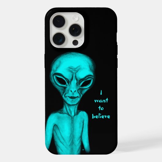 Alien, ich wollte zu glauben iPhone hülle (Rückseite)