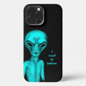 Alien, ich wollte zu glauben iPhone hülle (Rückseite)