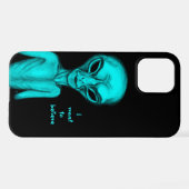 Alien, ich wollte zu glauben iPhone hülle (Rückseite (Horizontal))