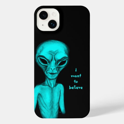 Alien, ich wollte zu glauben iPhone hülle (Rückseite)