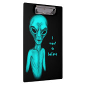 Alien, ich wollte zu glauben klemmbrett (Rechts)