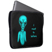 Alien, ich wollte zu glauben laptopschutzhülle (Vorne Rechts)
