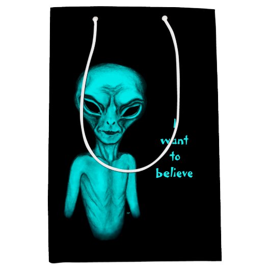 Alien, ich wollte zu glauben mittlere geschenktüte (Vorderseite)