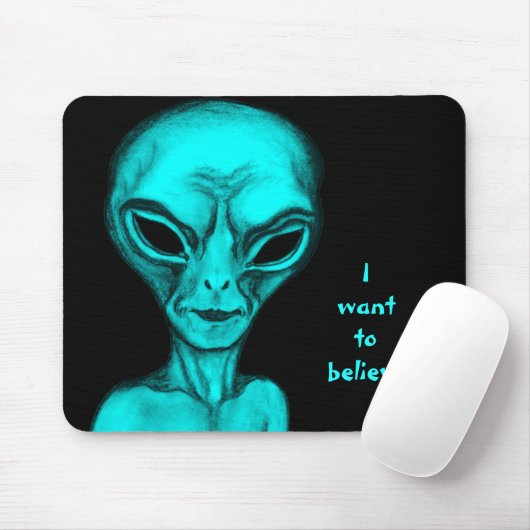 Alien, ich wollte zu glauben mousepad (Mit Mouse)