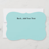 Alien, ich wollte zu glauben, Save the Date (Rückseite)