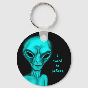 Alien, ich wollte zu glauben schlüsselanhänger
