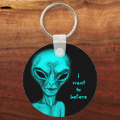 Alien, ich wollte zu glauben schlüsselanhänger (Vorderseite)