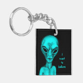 Alien, ich wollte zu glauben schlüsselanhänger (Vorderseite links)