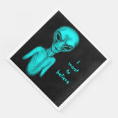 Alien, ich wollte zu glauben serviette (Ecke)