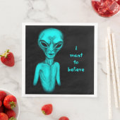 Alien, ich wollte zu glauben serviette (Beispiel)