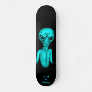 Alien, ich wollte zu glauben skateboard