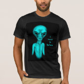 Alien, ich wollte zu glauben T-Shirt (Vorderseite)