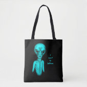 Alien, ich wollte zu glauben tasche (Vorderseite)