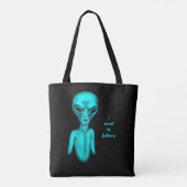 Alien, ich wollte zu glauben tasche (Rückseite)