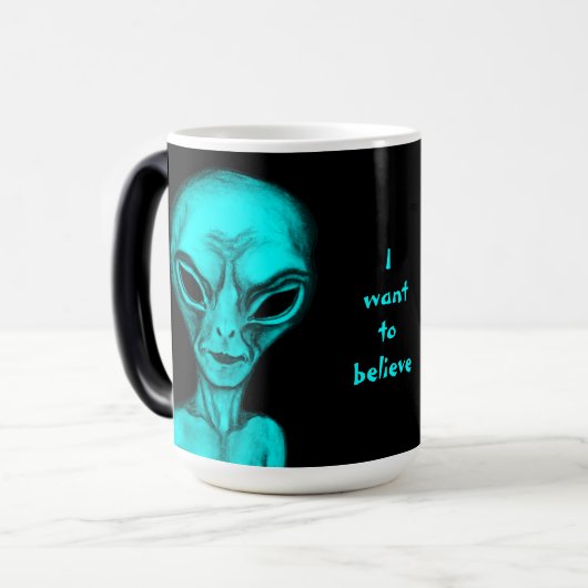 Alien, ich wollte zu glauben verwandlungstasse (Vorderseite Links)