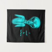 Alien, ich wollte zu glauben wandteppich (Vorderseite (Horizontal))