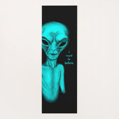 Alien, ich wollte zu glauben yogamatte (Rückseite)