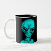 Alien, ich wollte zu glauben zweifarbige tasse (Links)