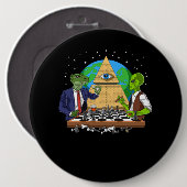 Alien Illuminati Button (Vorne & Hinten)
