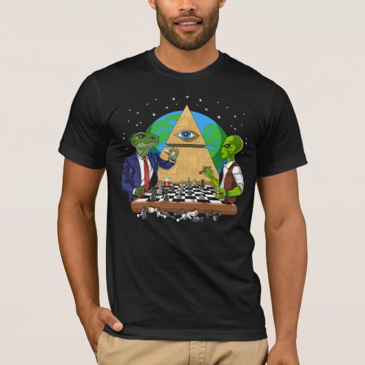Alien Illuminati T-Shirt (Vorderseite)