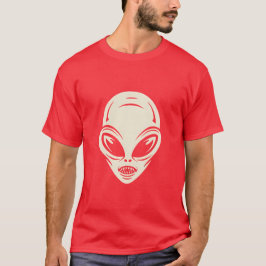 Alien Illustration eines humanoiden Skizzes T-Shirt
