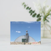 Alien im Gebiet 51 Postkarte (Stehend Vorderseite)