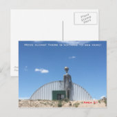 Alien im Gebiet 51 Postkarte (Vorne/Hinten)