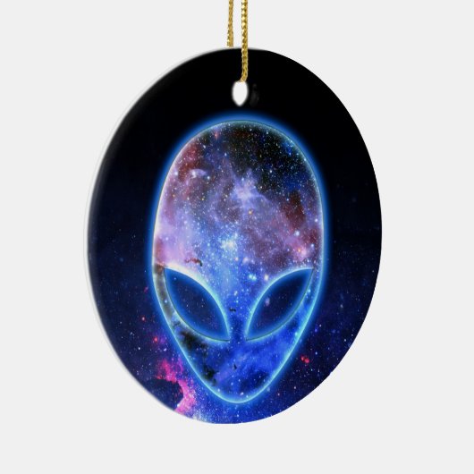 Alien im Raum Keramik Ornament (Rechts)