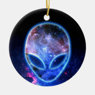 Alien im Raum Keramik Ornament