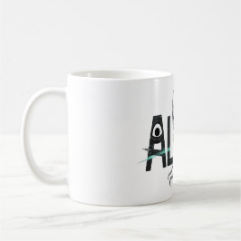 Alien im Weltraum Kaffeetasse