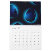 Alien im Weltraum Kalender (Jan 2027)
