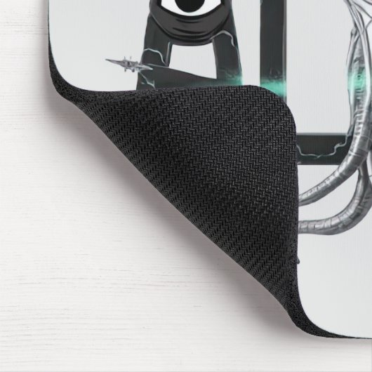 Alien im Weltraum Mousepad (Ecke)