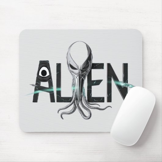 Alien im Weltraum Mousepad (Mit Mouse)