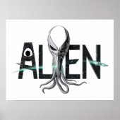Alien im Weltraum Poster (Vorne)