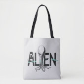 Alien im Weltraum Tasche (Vorderseite)