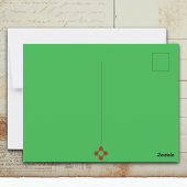 Alien in einem Raumschiff mit einem neuen T - Shir Postkarte