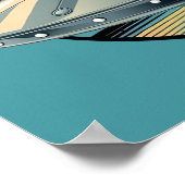 Alien in Raumfahrt Poster (Ecke)