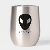 Alien in Schwarz (Rückseite)